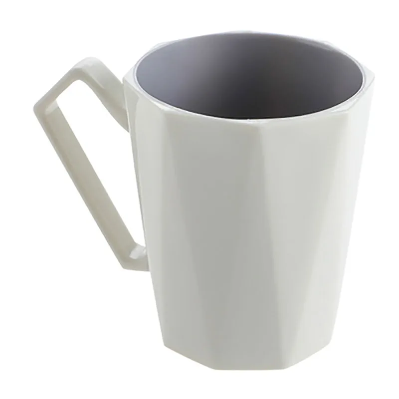 Personality Coffee Cup 400ML Couple Mug Geometric Bicolor Tooth-brushing Cup Reuseable PP Milk Juice Cups Home Office School Cup
Personality Coffee Cup 400ML Couple Mug Geometric Bicolor Tooth-brushing Cup Reuseable PP Milk Juice Cups Home Office School Cup