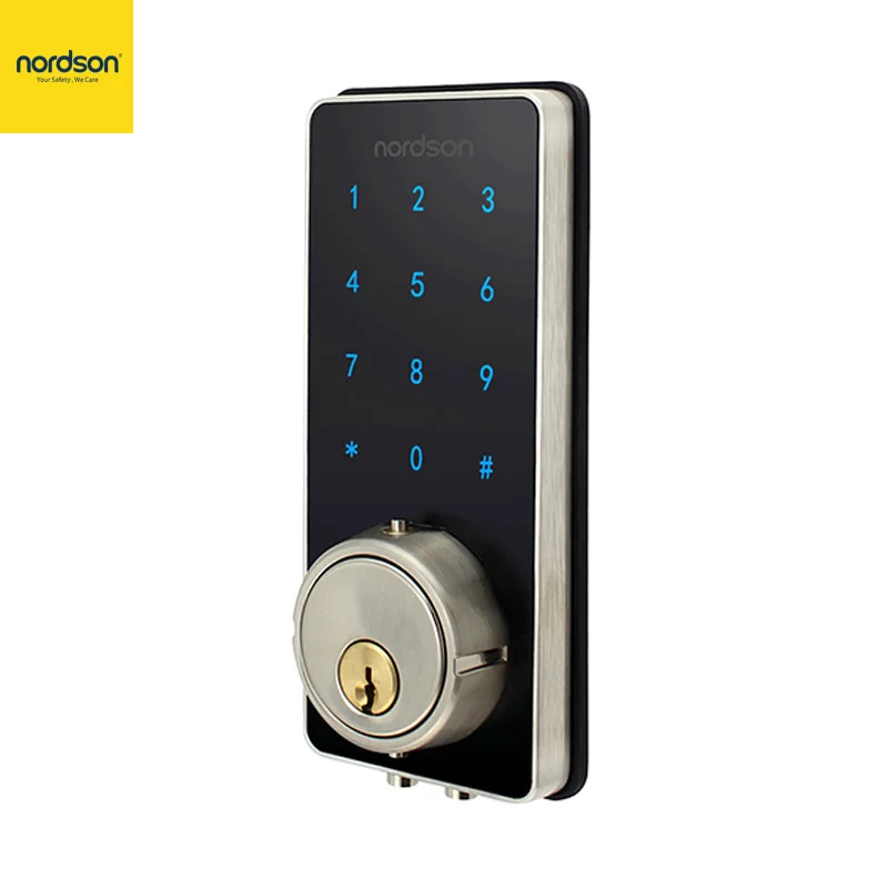 Оригинальный умный дверной замок Nordson с технологией RFID питание от батарейки