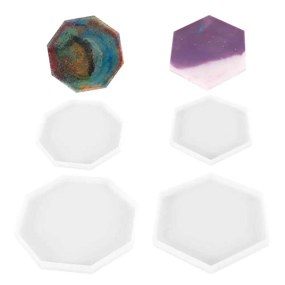 Hexagon Octagon Silicone Epoxy Resin Mold Table Tray Decoration DIY Craft Jewelry Coaster Making Tools
Hexagon Octagon Silicone Epoxy Resin Mold Table Tray Decoration DIY Craft Jewelry Coaster Making Tools