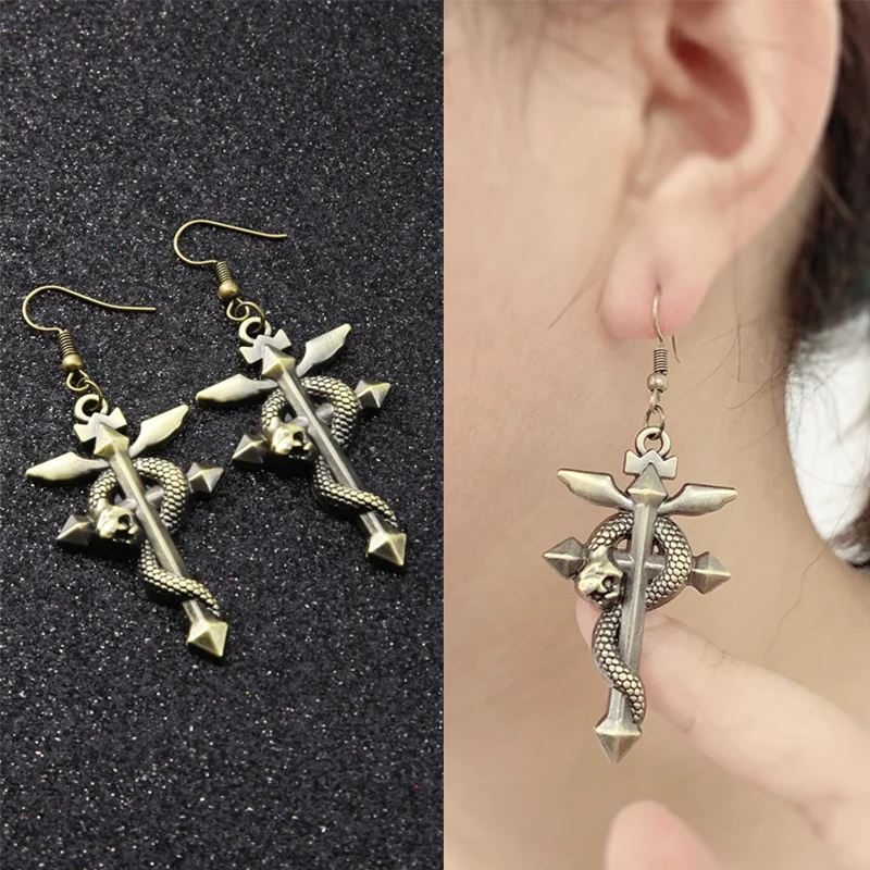 Anime Fullmetal Alchemist Drop Hoop Earrings Bijoux Piercing Dangle Hanging Accessories 2021 Trend For Women Men Jewelry Gift
Anime Fullmetal Alchemist Drop Hoop Earrings Bijoux Piercing Dangle Hanging Accessories 2021 Trend For Women Men Jewelry Gift