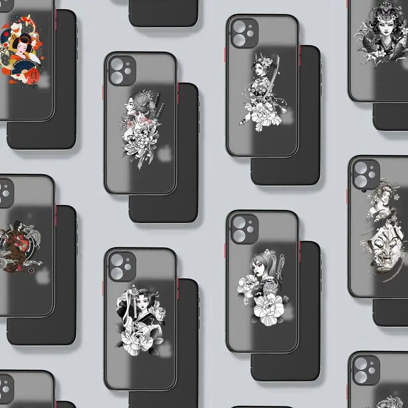 Japanese Geisha Painting elements Phone Case matte transparent For iphone 7 8 11 12 13 plus mini x xs xr pro max cover
Japanese Geisha Painting elements Phone Case matte transparent For iphone 7 8 11 12 13 plus mini x xs xr pro max cover