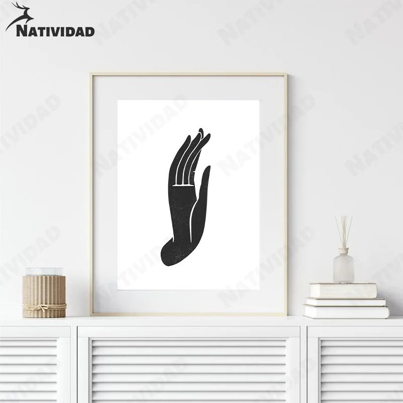 Buddha Hand Gesture Picture Print Posters and Prints Buddhist Believers Home Black and White Wall Art Canvas Painting Home Decor
Buddha Hand Gesture Picture Print Posters and Prints Buddhist Believers Home Black and White Wall Art Canvas Painting Home Decor