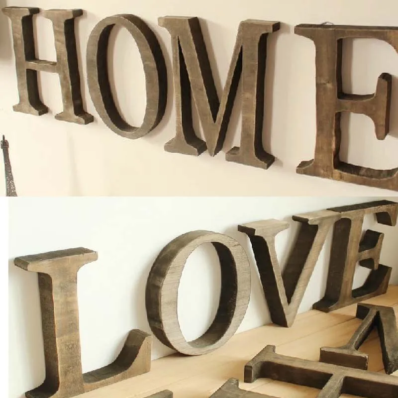 15-40cm Vintage Wood English Letter Alphabet Retro Art Craft Standing Wedding Home Bar Coffee Hotel Decoration
15-40cm Vintage Wood English Letter Alphabet Retro Art Craft Standing Wedding Home Bar Coffee Hotel Decoration
