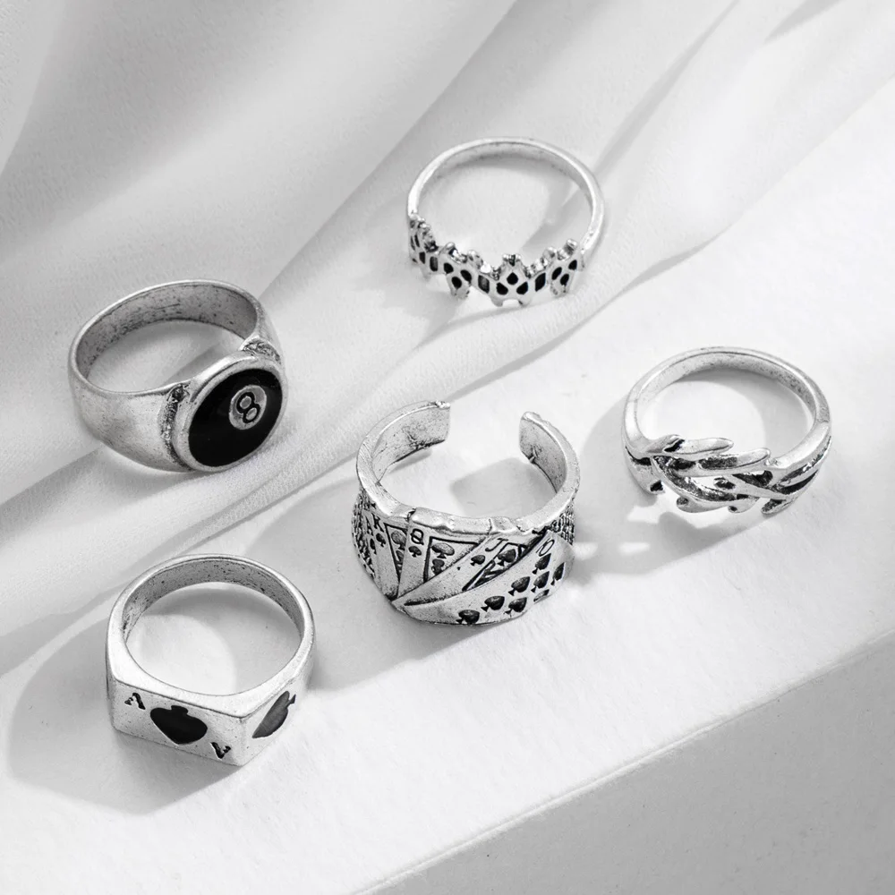 In 2021, Ms Goth Punk Rock Hip-Hop Silver Restoring Ancient Ways Ring Set, Simple Personality Girl Ring Jewelry Gifts Of Jewelry
In 2021, Ms Goth Punk Rock Hip-Hop Silver Restoring Ancient Ways Ring Set, Simple Personality Girl Ring Jewelry Gifts Of Jewelry