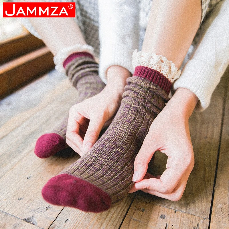 Women Fashion Lace Socks Jacquard Stripe Casual Wild Wool Heap Socks Candy Color Mori Girl Korea Style Vintage New Skirt Sokken
Women Fashion Lace Socks Jacquard Stripe Casual Wild Wool Heap Socks Candy Color Mori Girl Korea Style Vintage New Skirt Sokken