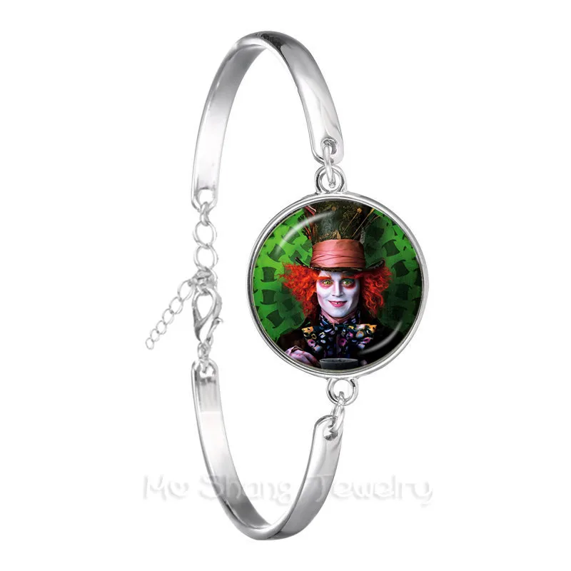 A Mad Tea Party Mad Hatter March Hare Fairy Tale Art Classic Bracelet Alice In Wonderland Silver Plated Chain Bangle 
A Mad Tea Party Mad Hatter March Hare Fairy Tale Art Classic Bracelet Alice In Wonderland Silver Plated Chain Bangle