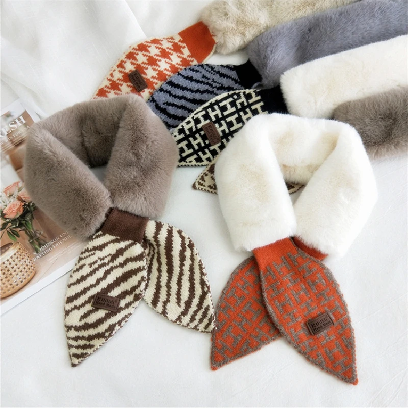 2021 Rhombus Designer Knitted Scarves for Ladies Women's Winter Scarf Thick Warm Faux Rabbit Fur Neck Collar Scarf Neckerchief
2021 Rhombus Designer Knitted Scarves for Ladies Women's Winter Scarf Thick Warm Faux Rabbit Fur Neck Collar Scarf Neckerchief
