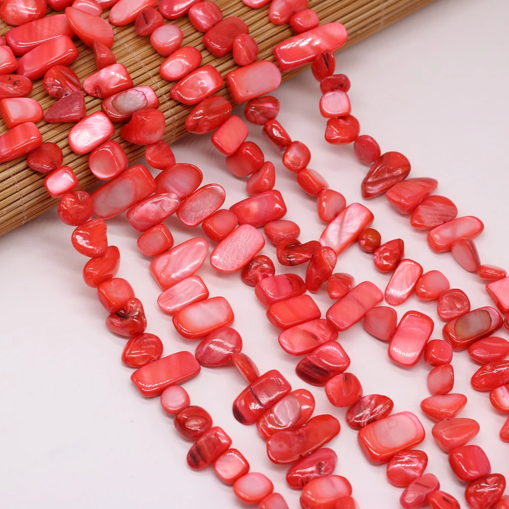 Hot Sale Natural Shell Red Irregular Rectangle Boutique Loose Spacing Shell Bead Making DIY Fashion Charm Necklace Jewelry
Hot Sale Natural Shell Red Irregular Rectangle Boutique Loose Spacing Shell Bead Making DIY Fashion Charm Necklace Jewelry