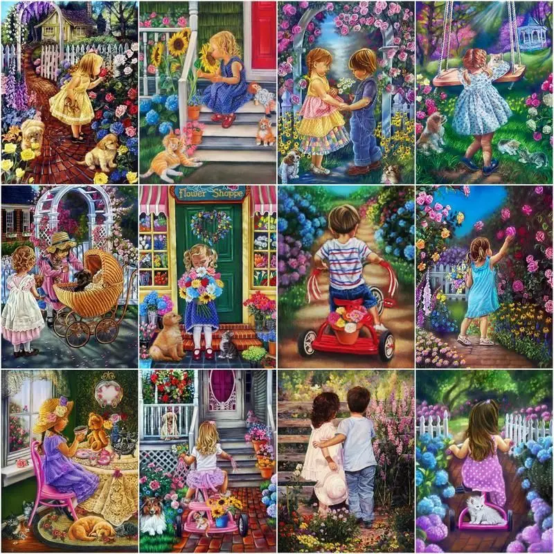 CHENISTORY Painting By Numbers Boy And Girl Drawing On Canvas Handpainted Gift Picture By Number Portrait Kits Home Decor
CHENISTORY Painting By Numbers Boy And Girl Drawing On Canvas Handpainted Gift Picture By Number Portrait Kits Home Decor