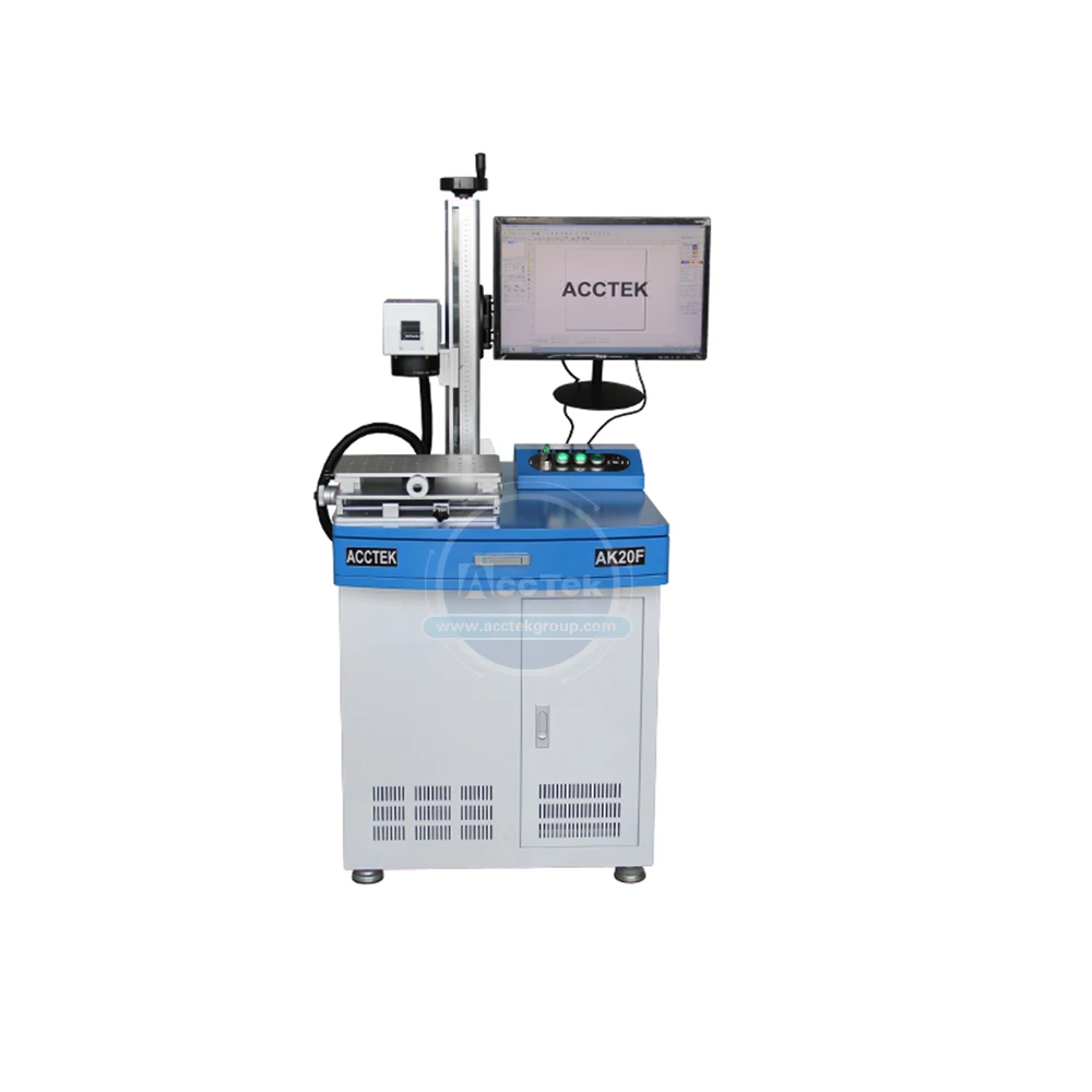 Jinan Acctek 20w 30w 50w Fiber Laser Marking Machine Price for Steel/Jewelry/Nameplate/Pet Tag
Jinan Acctek 20w 30w 50w Fiber Laser Marking Machine Price for Steel/Jewelry/Nameplate/Pet Tag