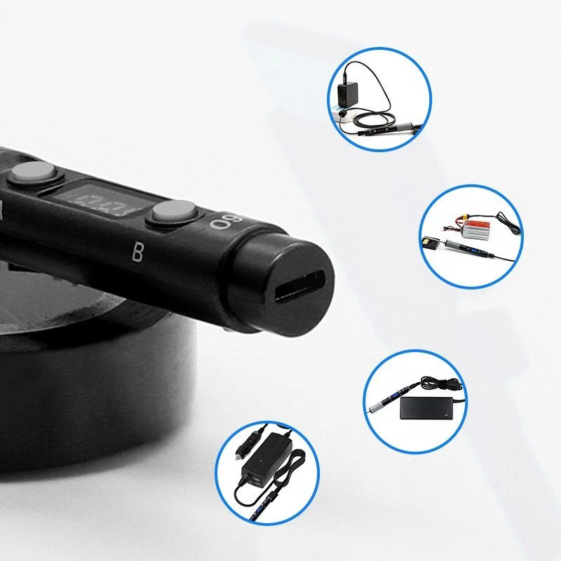 SQ-D60 SQ-001 Electric Soldering Iron Head 12-24V Digital Display MINI Portable Intelligent Constant Temperature Tool
SQ-D60 SQ-001 Electric Soldering Iron Head 12-24V Digital Display MINI Portable Intelligent Constant Temperature Tool