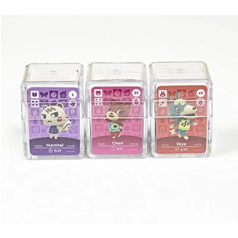 NFC Tag Cards for Animal Croxxing New Horizons Switch/Switch Lite/Wii U Mini Size 31*22mm 72pcs Packaged By Crystal Cube Box 
NFC Tag Cards for Animal Croxxing New Horizons Switch/Switch Lite/Wii U Mini Size 31*22mm 72pcs Packaged By Crystal Cube Box