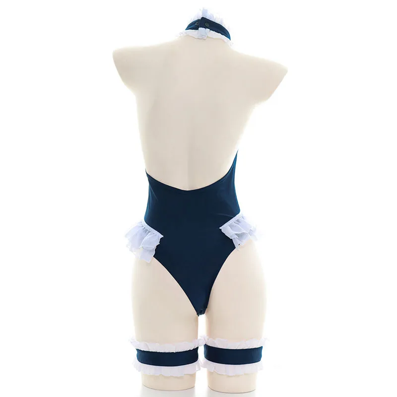 SUKUMIZU Women Backless Swimwear Anime Girls Cosplay Navy Blue Swimsuit Red Bowknot Lingerie Sleepwear 
SUKUMIZU Women Backless Swimwear Anime Girls Cosplay Navy Blue Swimsuit Red Bowknot Lingerie Sleepwear