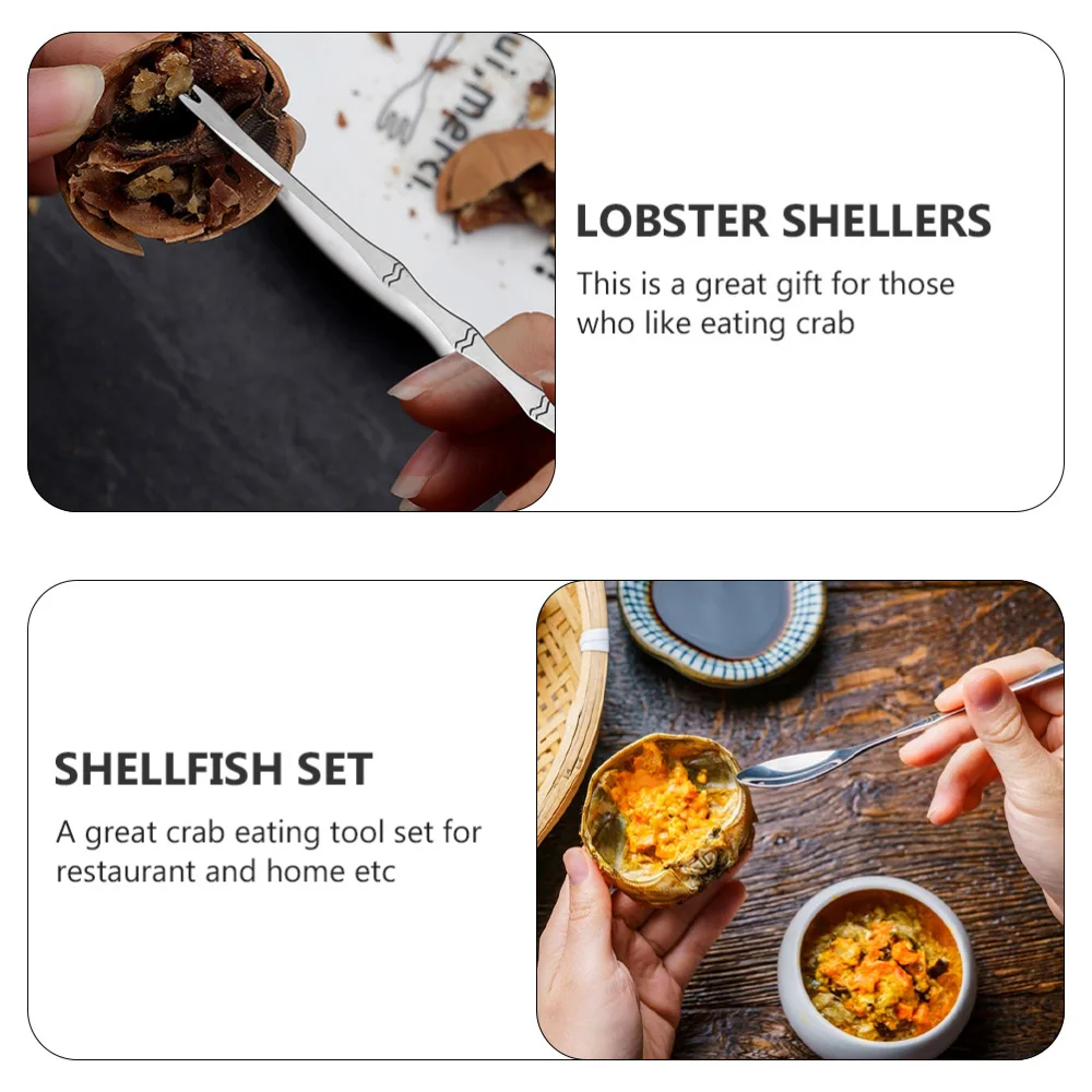 1 Set 8pcs Lobster Shellers Crab Tools Crab Peel Shrimp Tools Seafood Tools 
1 Set 8pcs Lobster Shellers Crab Tools Crab Peel Shrimp Tools Seafood Tools