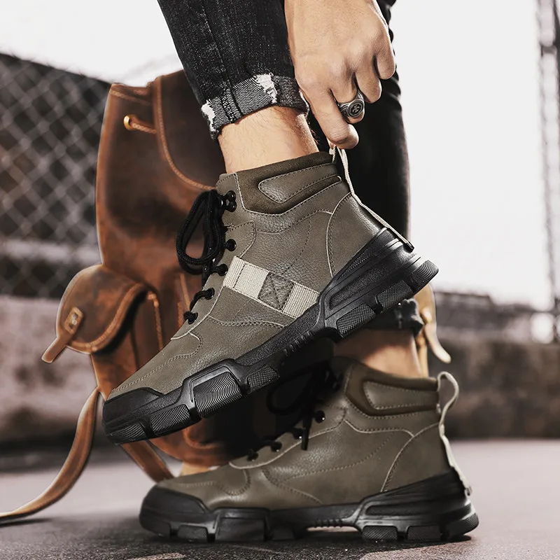 Golden Sapling Fashion Winter Boots Men Vintage Platform Shoe Classic Men's Motorcycle Western Tooling Boot Retro Tactical Shoes
Golden Sapling Fashion Winter Boots Men Vintage Platform Shoe Classic Men's Motorcycle Western Tooling Boot Retro Tactical Shoes