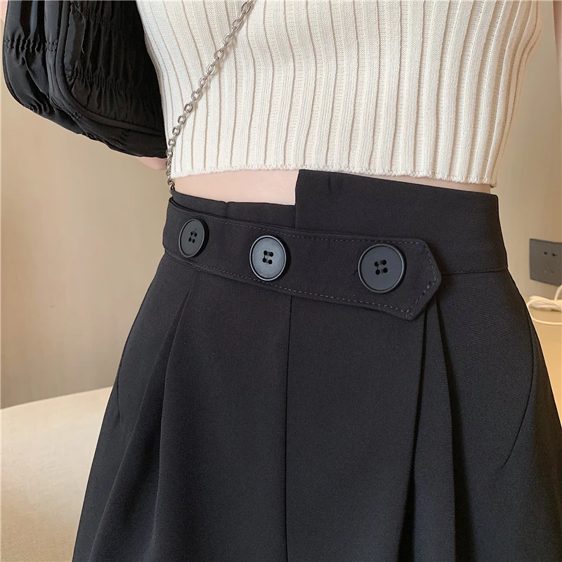 Irregular High Waist Wide Leg Women Shorts Casual Formal Suit Shorts Office Ladies Plus Size White Black A-Line Shorts
Irregular High Waist Wide Leg Women Shorts Casual Formal Suit Shorts Office Ladies Plus Size White Black A-Line Shorts