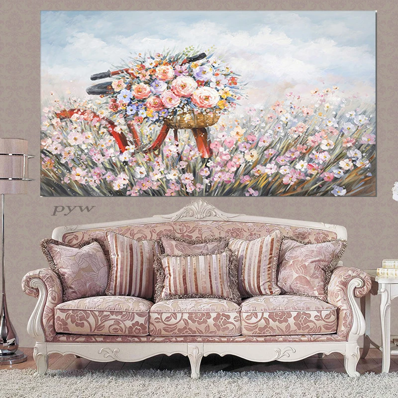 Abstract Colorful Flower Oil Painting 100% Hand Painted On Canvas Modern Landscape Painting Wall Art For Living Room Decoration
Abstract Colorful Flower Oil Painting 100% Hand Painted On Canvas Modern Landscape Painting Wall Art For Living Room Decoration
