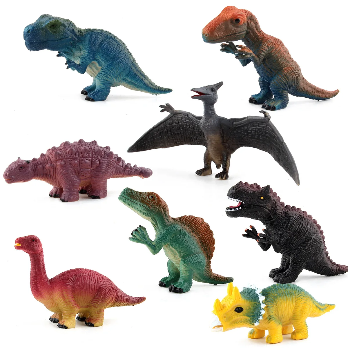 

Моделирование игрушечные модели динозавров дракона в натуральную величину Велоцираптор животных Птерозавр Spinosaur саишания фигурка украшен...