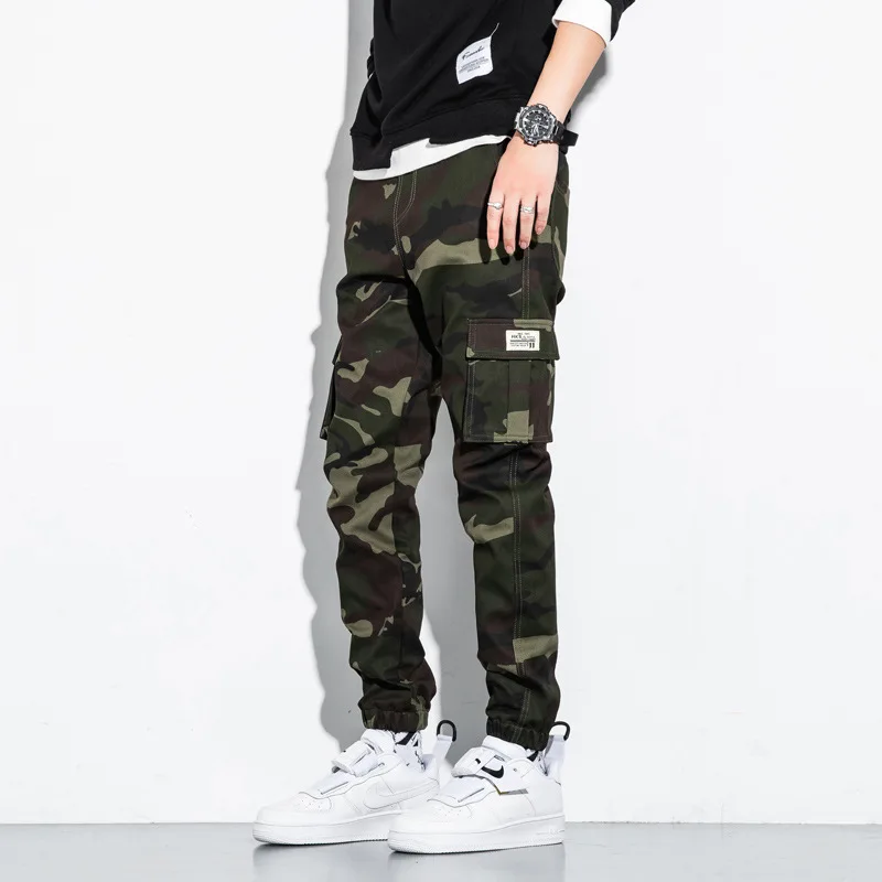 Camouflage overalls casual pants mens spring 2021 small feet nine-point loose sports trousers mens joggers pantalones sweatpants
Camouflage overalls casual pants mens spring 2021 small feet nine-point loose sports trousers mens joggers pantalones sweatpants