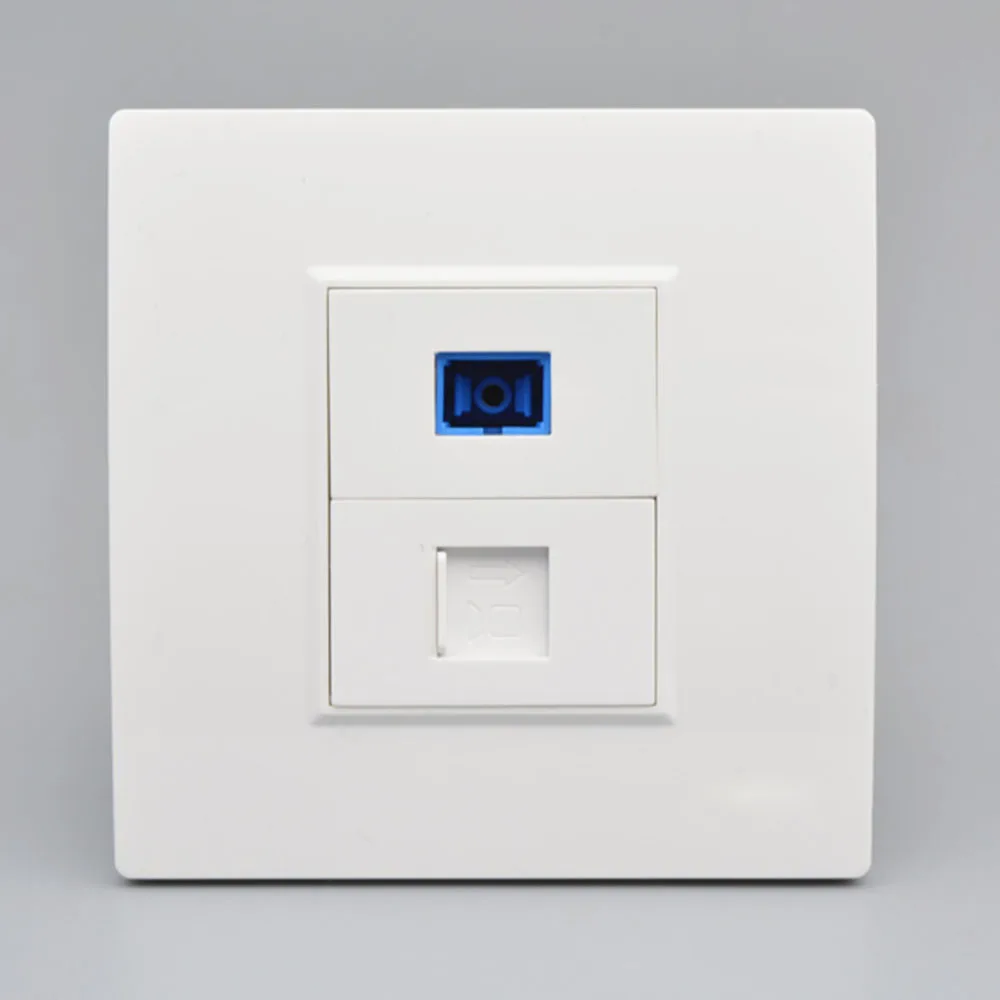 Wall Outlet Fiber SC Optical Interface RJ45 Network Jack Panel Socket Type Connecto
Wall Outlet Fiber SC Optical Interface RJ45 Network Jack Panel Socket Type Connecto