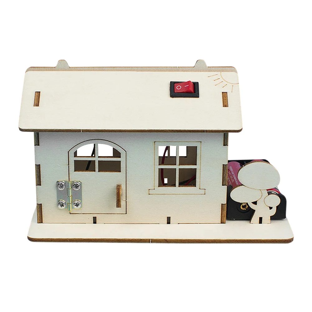 Kid DIY Wooden Cabin Handmade Assembly Building Model Toy Set with Light Children Science Education Experiments Toy For Kid Gift
Kid DIY Wooden Cabin Handmade Assembly Building Model Toy Set with Light Children Science Education Experiments Toy For Kid Gift
