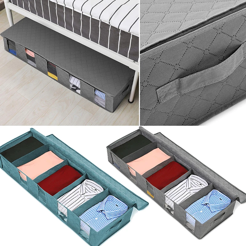 Under Bed Clothes Item Storage Dustproof Storage Bag Container Clothes Organizer Foldable 5 Sections And Visible Clear Window
Under Bed Clothes Item Storage Dustproof Storage Bag Container Clothes Organizer Foldable 5 Sections And Visible Clear Window
