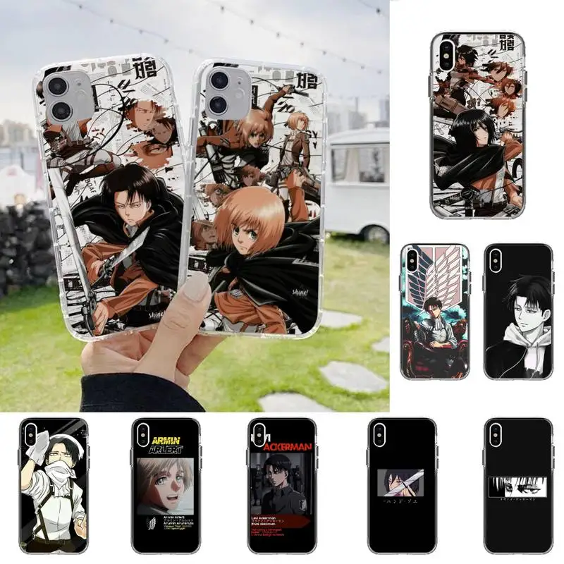 Hot Anime Attack On Titan Phone Case For iPhone X XS MAX 6 6s 7 7plus 8 8Plus 5S SE 2020 XR 11 11pro max DIY Clear capa
Hot Anime Attack On Titan Phone Case For iPhone X XS MAX 6 6s 7 7plus 8 8Plus 5S SE 2020 XR 11 11pro max DIY Clear capa