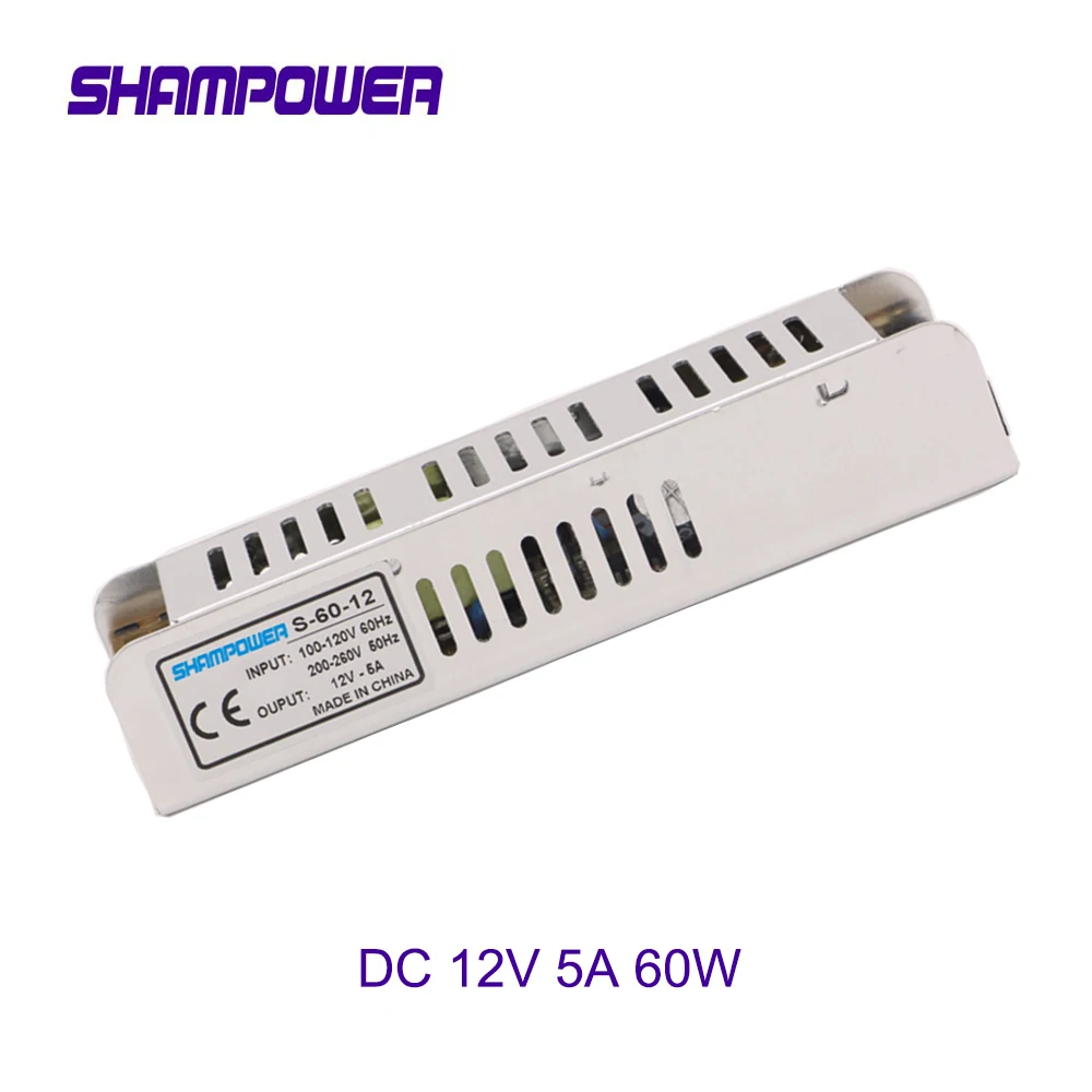 12V 5A 60W LED Strip Switching Power Supply Ac Dc Converter Alimentatore Switching110V/2200V To 12V 5A 60W LED Driver
12V 5A 60W LED Strip Switching Power Supply Ac Dc Converter Alimentatore Switching110V/2200V To 12V 5A 60W LED Driver