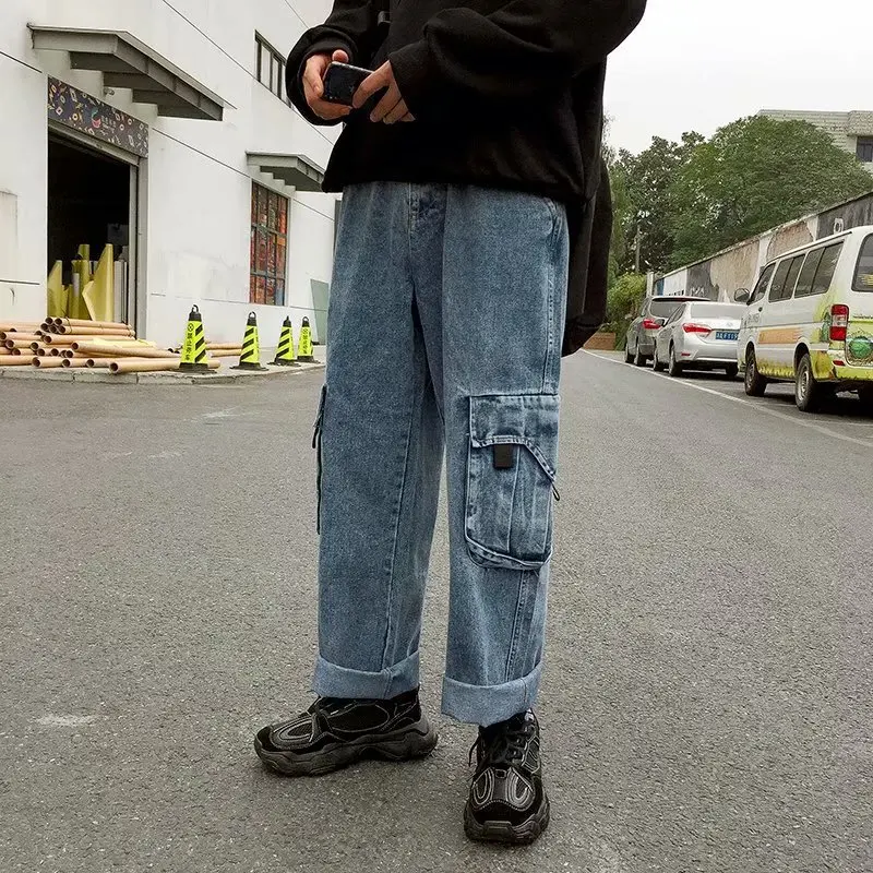 Workwear Denim jeans men's spring and summer brand new Korean students loose straight-leg pants casual all-match harem trousers
Workwear Denim jeans men's spring and summer brand new Korean students loose straight-leg pants casual all-match harem trousers