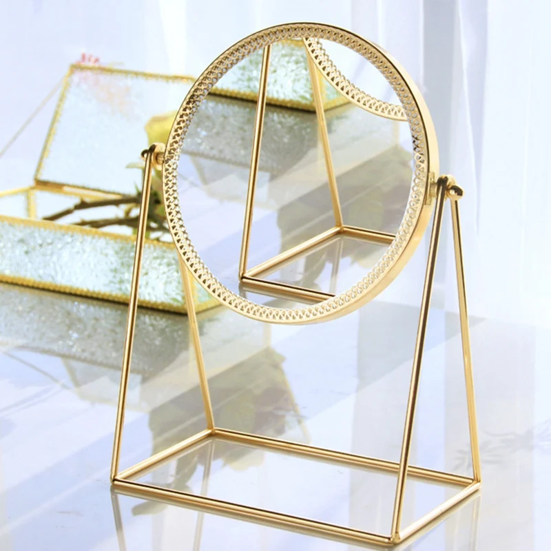 Metal Decorative Mirror Lady Desktop Makeup Mirror Crafts Three-Dimensional Princess Mirror Home Decor Accessories
Metal Decorative Mirror Lady Desktop Makeup Mirror Crafts Three-Dimensional Princess Mirror Home Decor Accessories