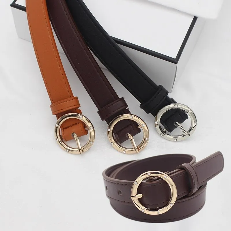 New Design Ladies Belts Fashion All-Match Hot Pin Buckle Belts For Women Rhinestone Inlaid Round Buckle Belt For Jeans Waistband
New Design Ladies Belts Fashion All-Match Hot Pin Buckle Belts For Women Rhinestone Inlaid Round Buckle Belt For Jeans Waistband