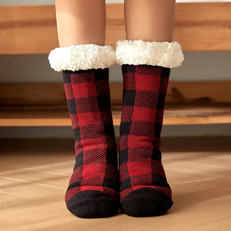 Women Winter Socks Plus Cotton Thicken Sleep Keep Warm Stocking Fashion Plaid Christmas Gift Lady Cute Home Floor Socks 2021 New
Women Winter Socks Plus Cotton Thicken Sleep Keep Warm Stocking Fashion Plaid Christmas Gift Lady Cute Home Floor Socks 2021 New