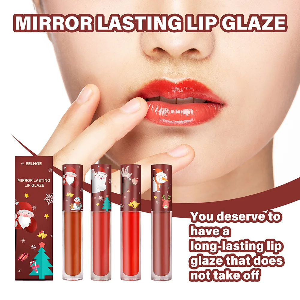 4colors Women's Liquid Lipstick Mirror Effect Long Lasting Moisturizing Non-Sticky Cup Gloss Birthday Christmas Gift Lip Makeup
4colors Women's Liquid Lipstick Mirror Effect Long Lasting Moisturizing Non-Sticky Cup Gloss Birthday Christmas Gift Lip Makeup
