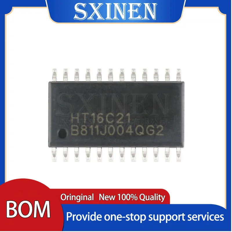 10PCS Brand New Original SMD HT16C21 Package SOP24 20*4/16*8 RAM Mapping LCD Driver
10PCS Brand New Original SMD HT16C21 Package SOP24 20*4/16*8 RAM Mapping LCD Driver