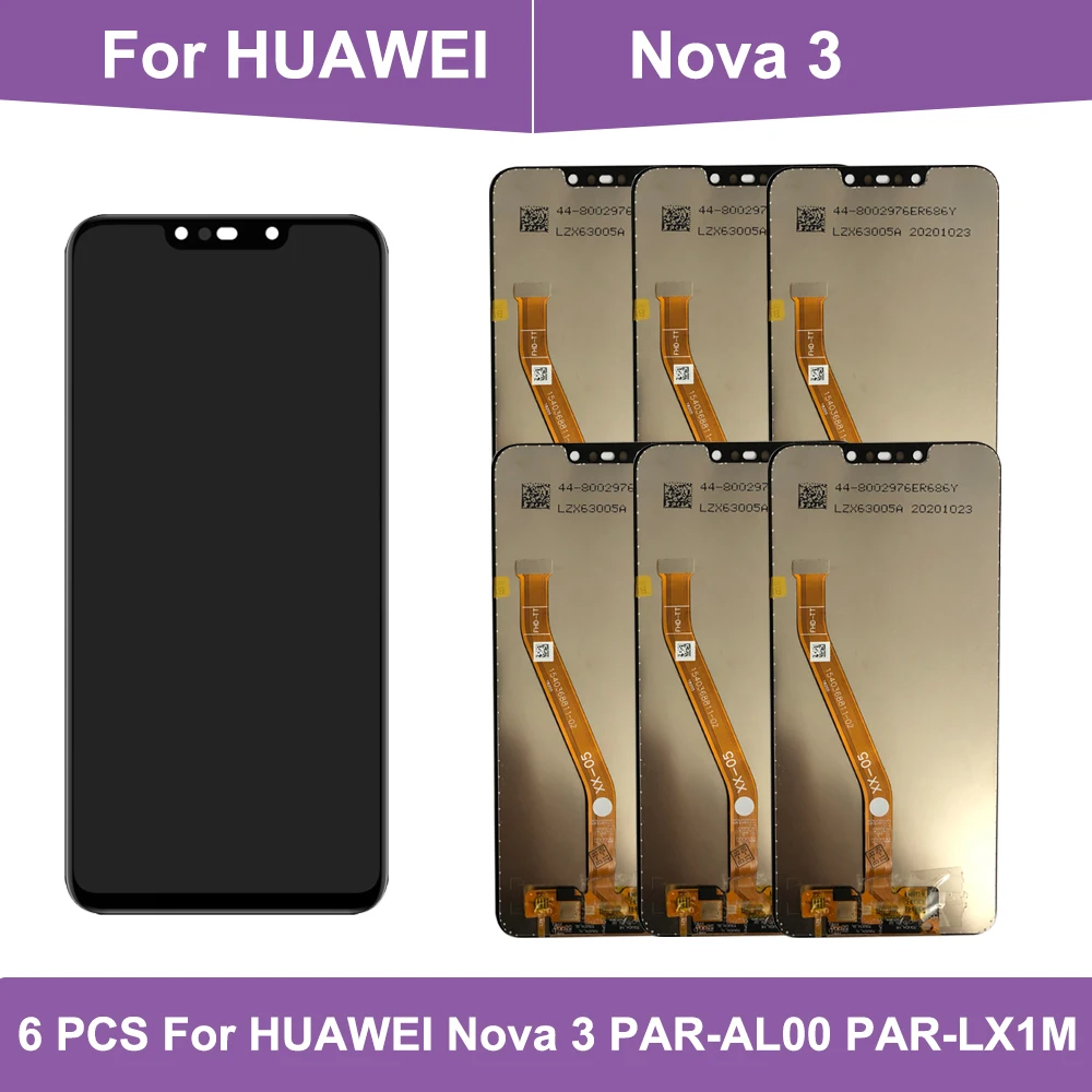 Wholesale 6 pcs LCD For HUAWEI Nova 3 LCD Display Touch Screen Replace For HUAWEI Nova 3 LCD Nova3 Display Replacement parts
Wholesale 6 pcs LCD For HUAWEI Nova 3 LCD Display Touch Screen Replace For HUAWEI Nova 3 LCD Nova3 Display Replacement parts