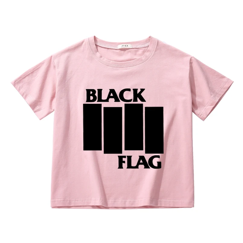 black flag band cottton short t shirt women high quality crop tops vintage korean t-shirt sexy hipster women clothes harajuku
black flag band cottton short t shirt women high quality crop tops vintage korean t-shirt sexy hipster women clothes harajuku