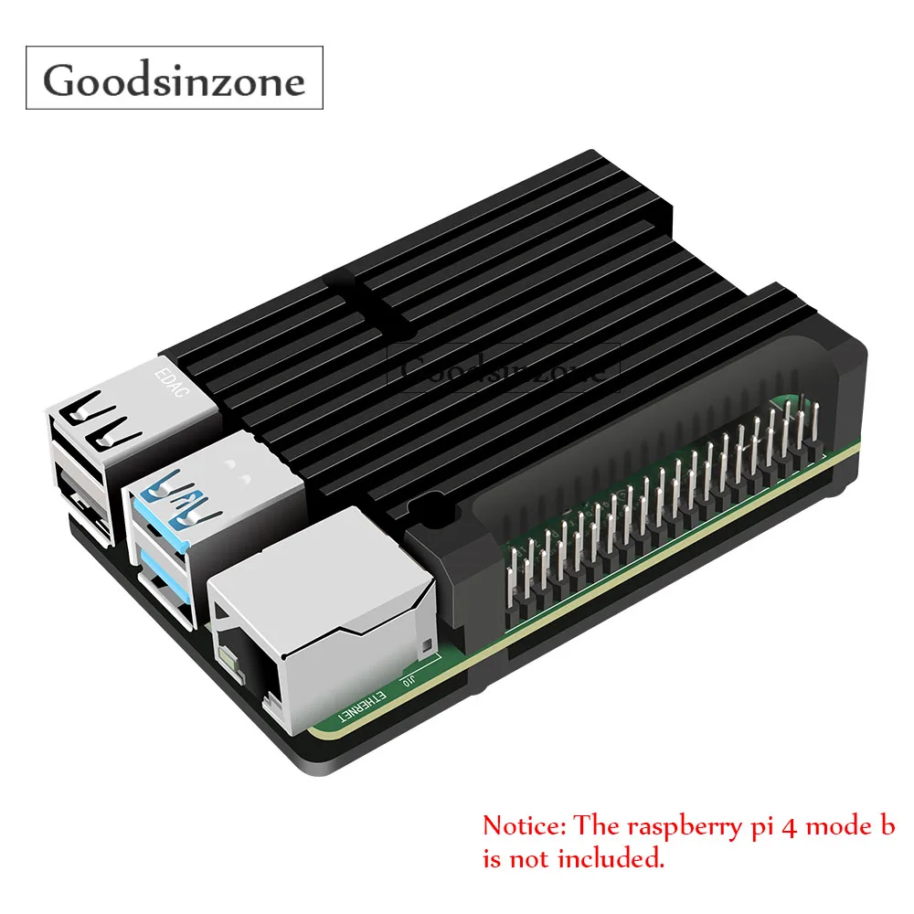 Armor Aluminum Case for Raspberry Pi 4 Model B, Auto Cooling Metal Case with Heatsink Thermal Adhesive for Pi4 4B
Armor Aluminum Case for Raspberry Pi 4 Model B, Auto Cooling Metal Case with Heatsink Thermal Adhesive for Pi4 4B