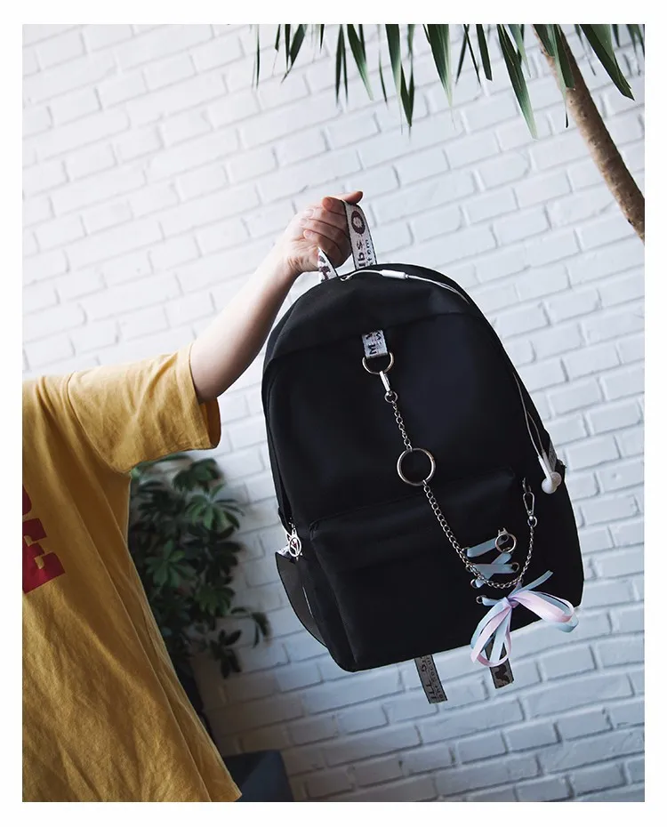 Women's Backpack Solid School Bags For Teenage Girls College Wind Women Schoolbag Nylon Bolsa Laptop Backpack Mochilas Mujer
Women's Backpack Solid School Bags For Teenage Girls College Wind Women Schoolbag Nylon Bolsa Laptop Backpack Mochilas Mujer