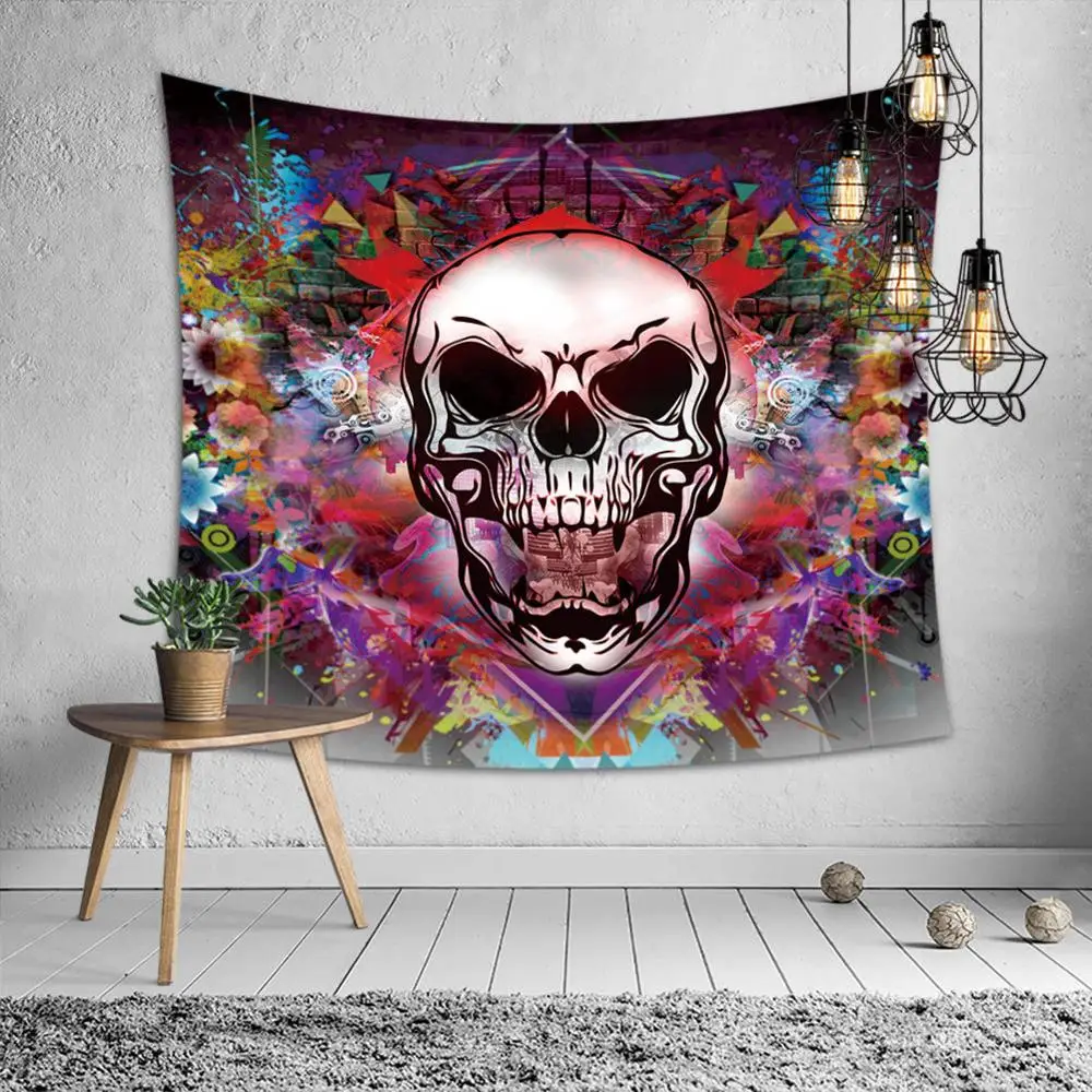punk skull wall carpet bedroom decoration tapestry wall hanging home decor blanket
punk skull wall carpet bedroom decoration tapestry wall hanging home decor blanket