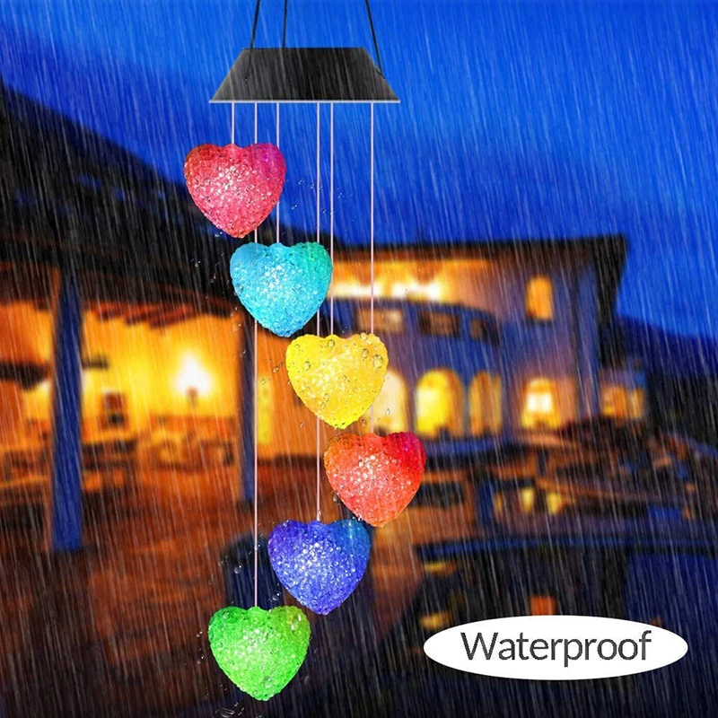 Portable LED Windbell Light Solar Powered Wind Chimes Color Changing Light Outdoor Garden Balcony Pathway Novelty Decor Lamps
Portable LED Windbell Light Solar Powered Wind Chimes Color Changing Light Outdoor Garden Balcony Pathway Novelty Decor Lamps