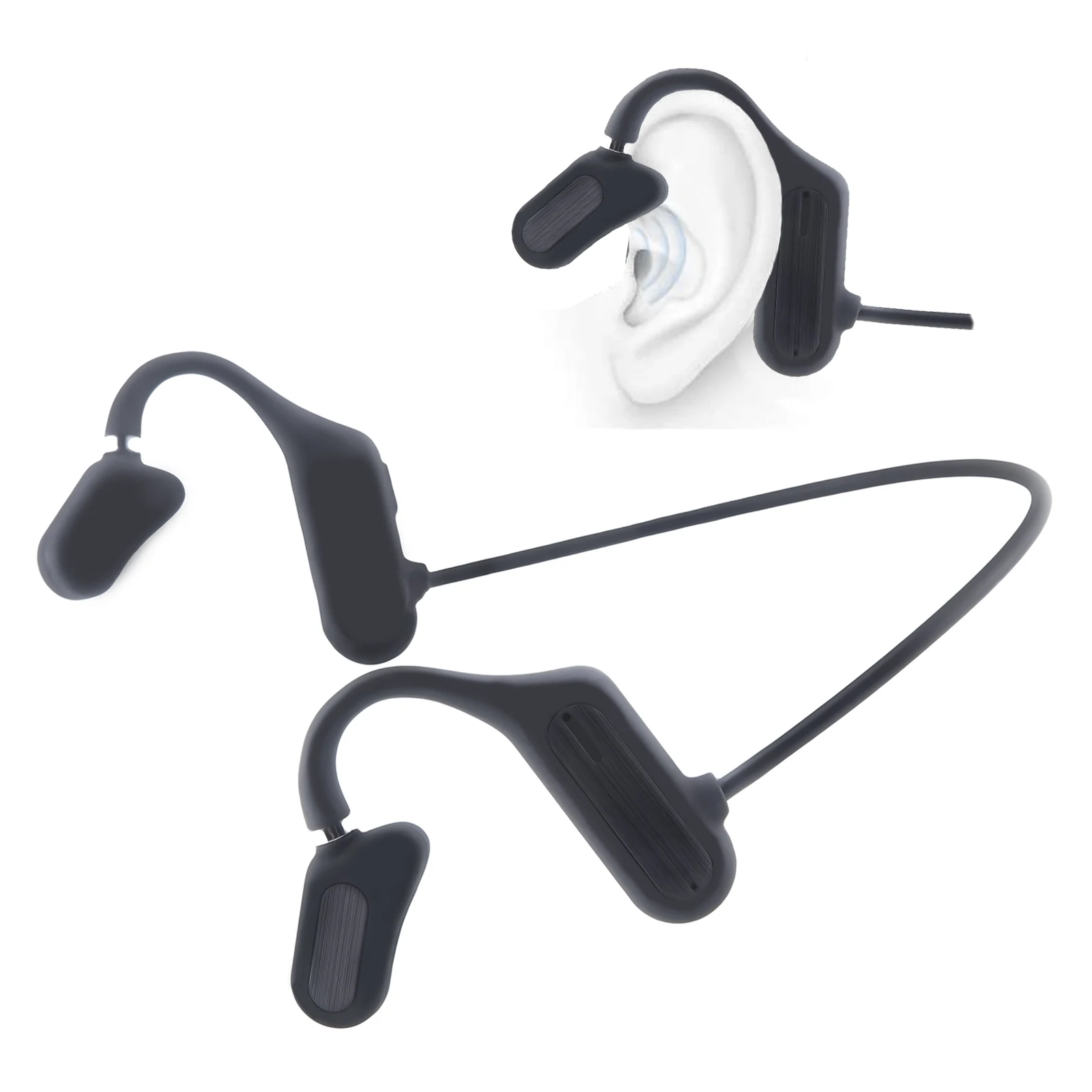 J18Air Conduction Earphone Wireless Bluetooth 5.0 Running Earhook Headset Waterproof and Sweatproof Ultra-Light Sports Headphone
J18Air Conduction Earphone Wireless Bluetooth 5.0 Running Earhook Headset Waterproof and Sweatproof Ultra-Light Sports Headphone