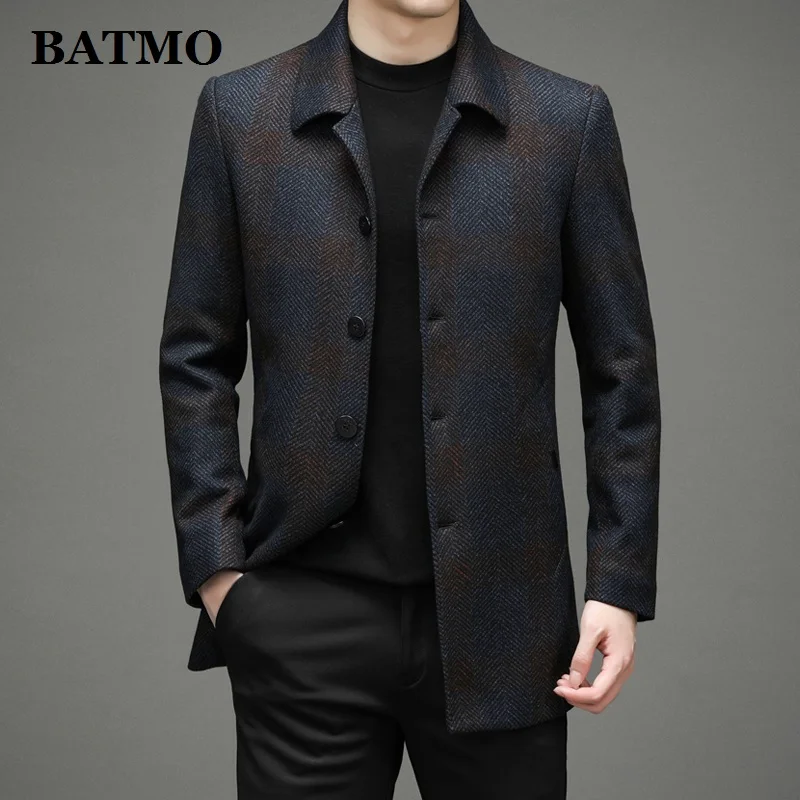 BATMO 2021 Новое поступление осенний клетчатый шерстяной тренчкот для мужчин, мужские куртки, большие размеры M-4XL 92162
BATMO 2021 Новое поступление осенний клетчатый шерстяной тренчкот для мужчин, мужские куртки, большие размеры M-4XL 92162