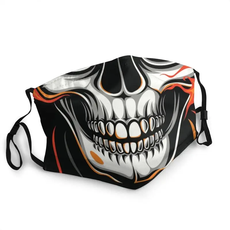 Маска на лицо с черепом для мужчин и женщин, многоразовый респиратор для защиты от смога, пыли, страха, Хэллоуина 
Маска на лицо с черепом для мужчин и женщин, многоразовый респиратор для защиты от смога, пыли, страха, Хэллоуина