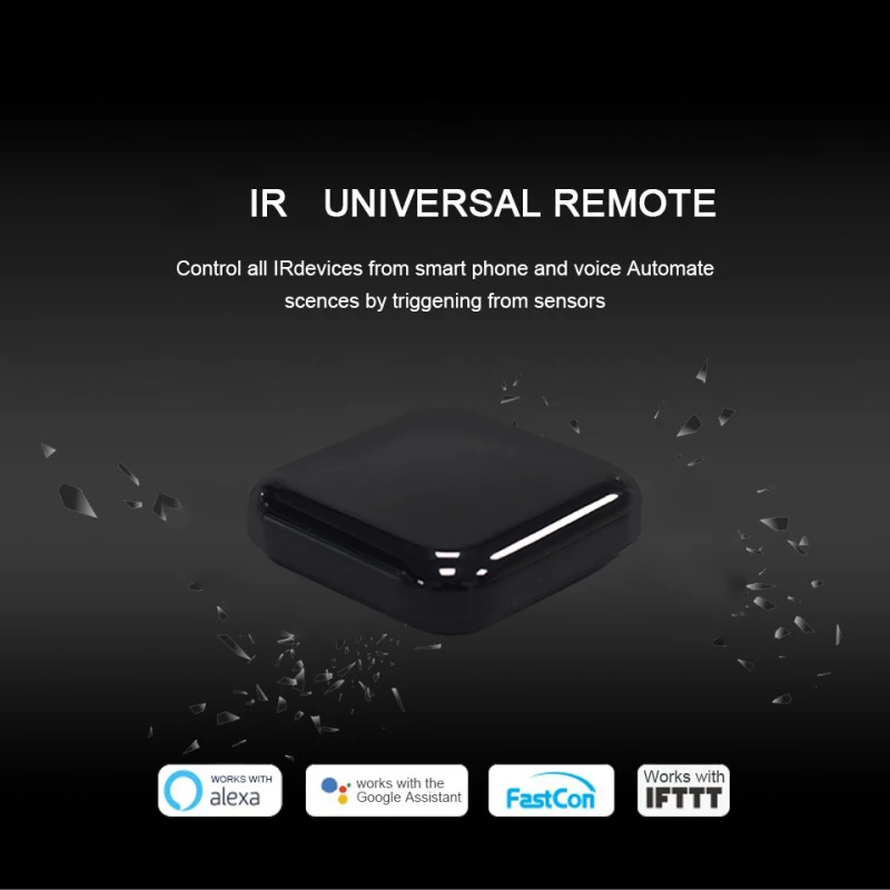 Wifi+IR Infrared Remote Control Tuya/Smart App For Google Alexa USB 5V Smart Home Control Voice Universal Remote Control
Wifi+IR Infrared Remote Control Tuya/Smart App For Google Alexa USB 5V Smart Home Control Voice Universal Remote Control