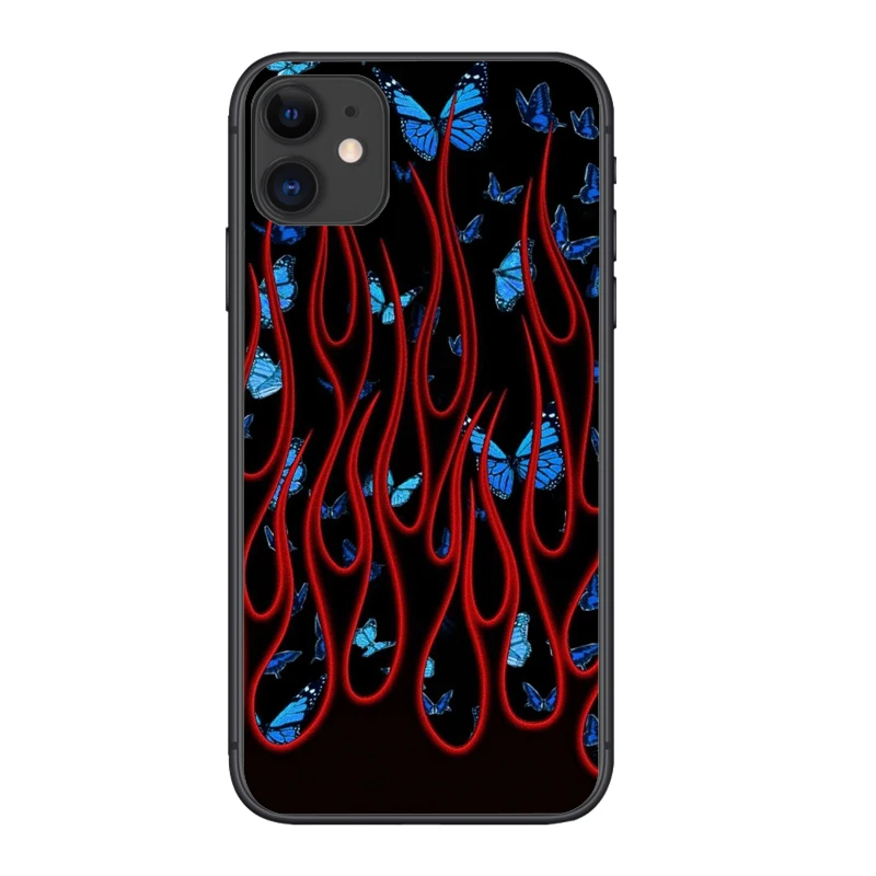 Luxury Fashion Cool Green Color Flame Print Pattern Silicone Phone Cover Case For iPhone 12 11Pro Max Mini SE2020 XR X 6 7 8Plus
Luxury Fashion Cool Green Color Flame Print Pattern Silicone Phone Cover Case For iPhone 12 11Pro Max Mini SE2020 XR X 6 7 8Plus