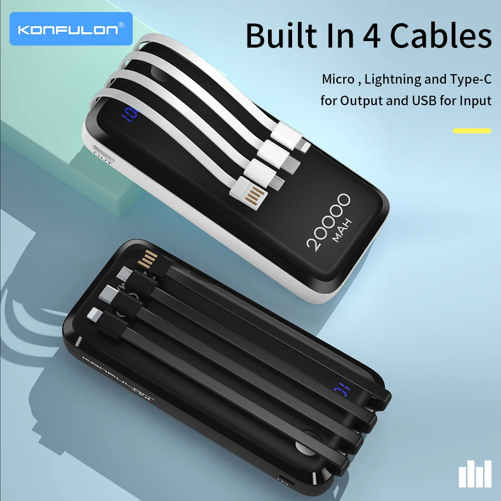 2023 20CM Built In Cable Power Bank Fast Charge Type C Input Powerbank USB C Portable Charger For SAM Xiaomi
2023 20CM Built In Cable Power Bank Fast Charge Type C Input Powerbank USB C Portable Charger For SAM Xiaomi