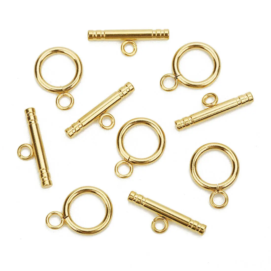 4 Sets/lot Stainless Steel OT Toggle Clasps Connectors for DIY Bracelet Necklace Jewelry Making Accessories Jewellery Findings
4 Sets/lot Stainless Steel OT Toggle Clasps Connectors for DIY Bracelet Necklace Jewelry Making Accessories Jewellery Findings