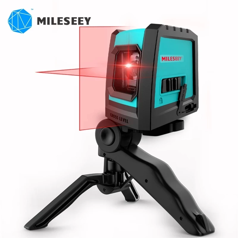 Mileseey L52R Laser Level Green/Red 2 Lines Self-Leveling Professional Vertical Cross level measuring tool with Tripod
Mileseey L52R Laser Level Green/Red 2 Lines Self-Leveling Professional Vertical Cross level measuring tool with Tripod
