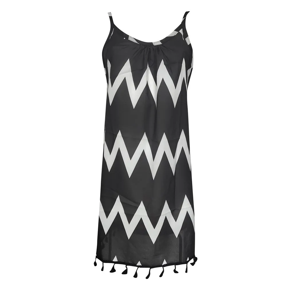 25# Women Summer Sexy Dresses Wave Pattern Fringed Dress Suspenders Sleeveless Holiday Dresses For Women Party
25# Women Summer Sexy Dresses Wave Pattern Fringed Dress Suspenders Sleeveless Holiday Dresses For Women Party