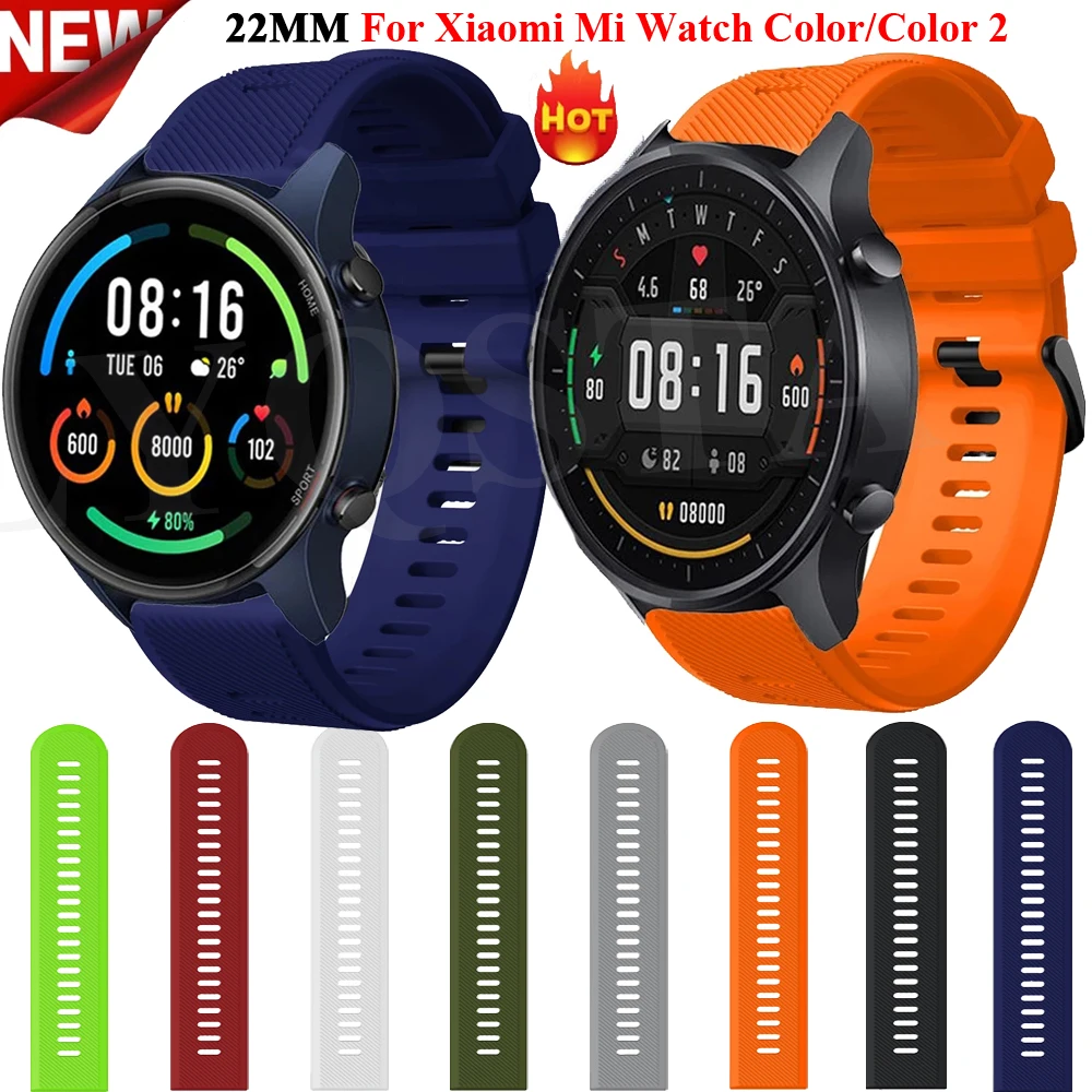 22mm For Xiaomi MI Watch /MI Watch Color 2 Straps Smartwatch Silicone Band Replacement Bracelet Watchbands Correa Wristband Belt
22mm For Xiaomi MI Watch /MI Watch Color 2 Straps Smartwatch Silicone Band Replacement Bracelet Watchbands Correa Wristband Belt